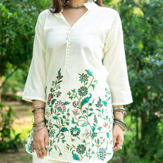 White Green cord set