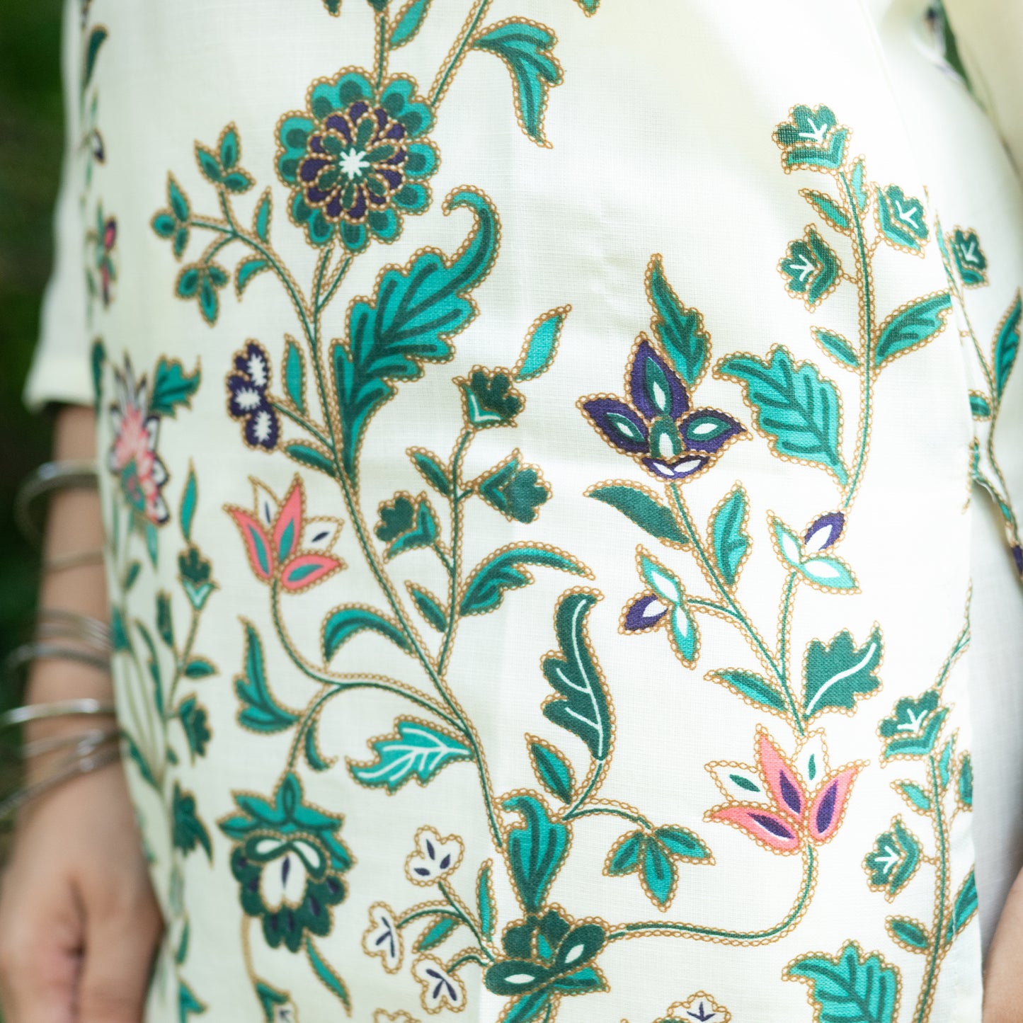 White Green cord set